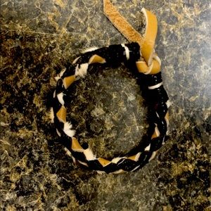 Handmade leather “Reasons” Bracelet